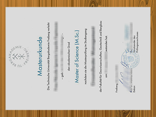 TU Bergakademie Freiberg diploma