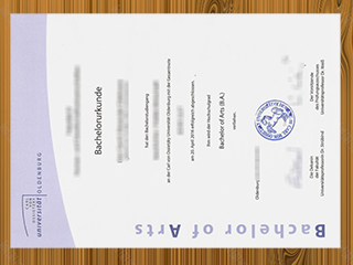 Carl von Ossietzky Universität Oldenburg diploma