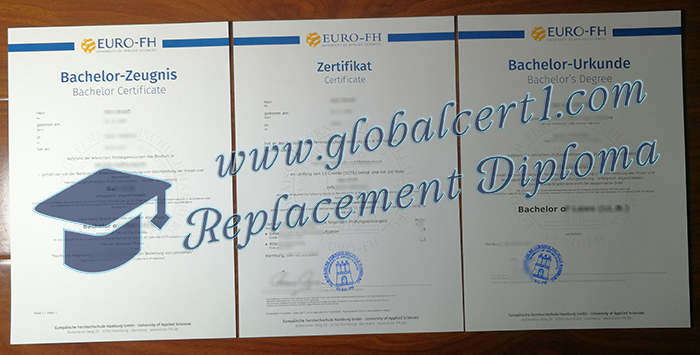 Euro-FH urkunde und Zeugnis