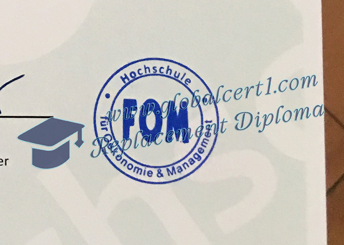 FOM Hochschule stamp
