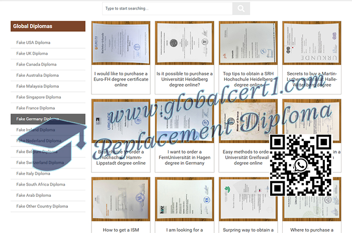German Universities Degrees Samples