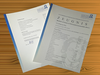 Goethe-Universität Frankfurt zeugnis