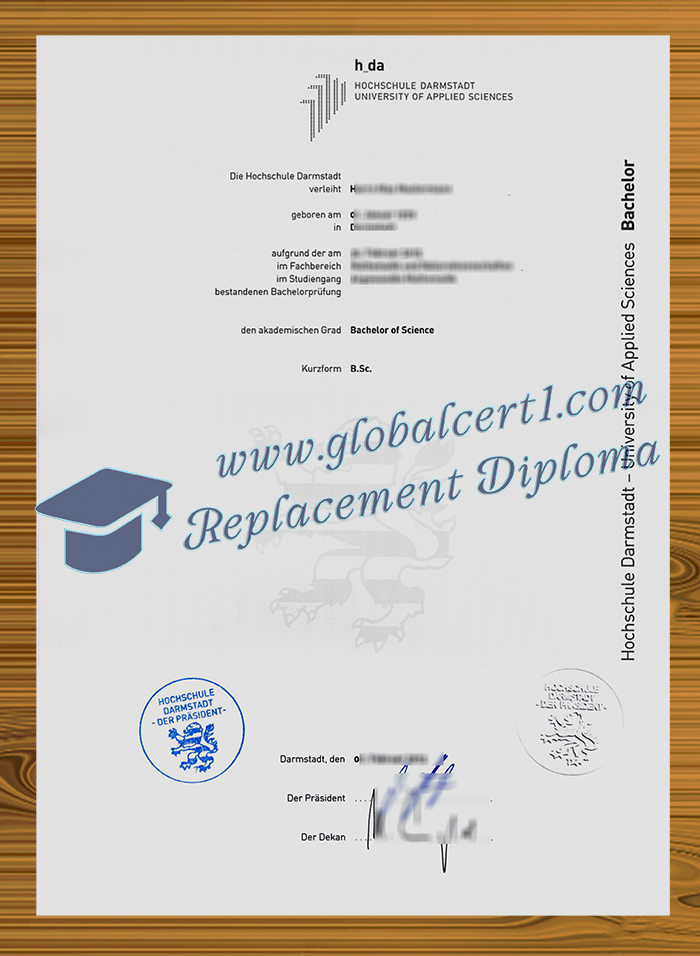 Hochschule Darmstadt degree
