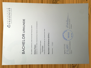 Hochschule Fresenius diploma