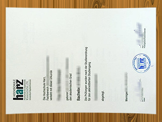 Hochschule Harz diploma