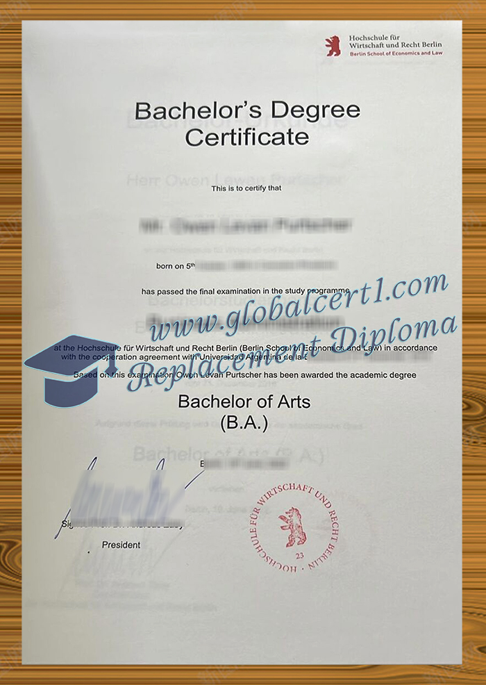 Hochschule für Wirtschaft und Recht Berlin degree