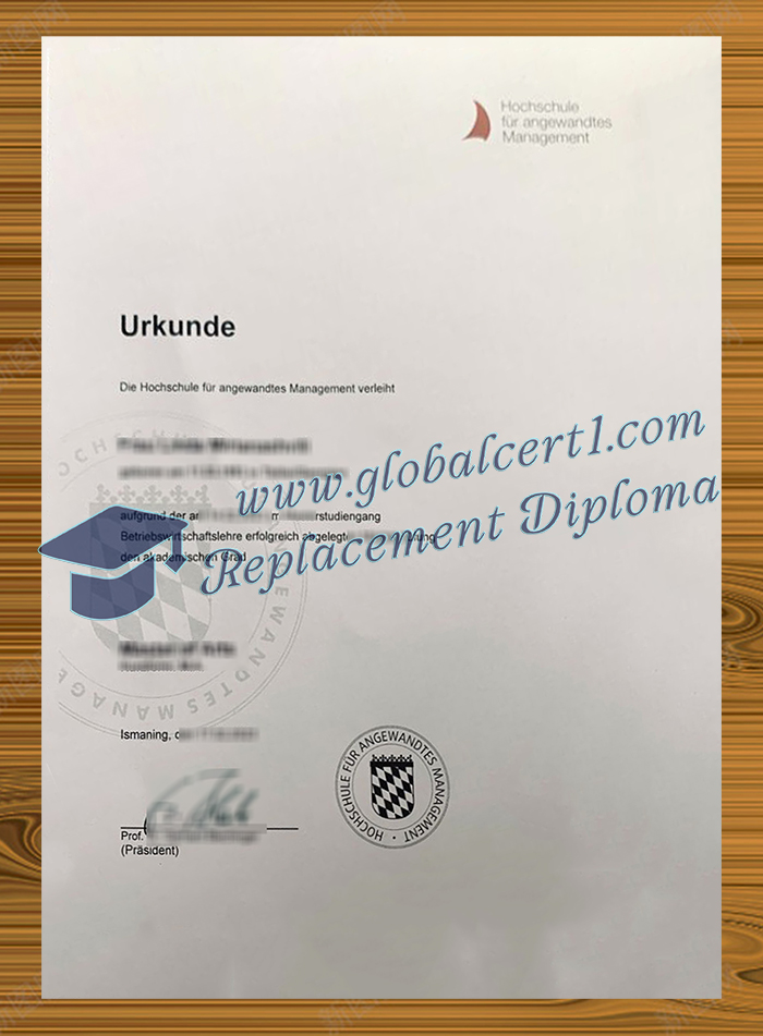 Hochschule für angewandtes Management degree
