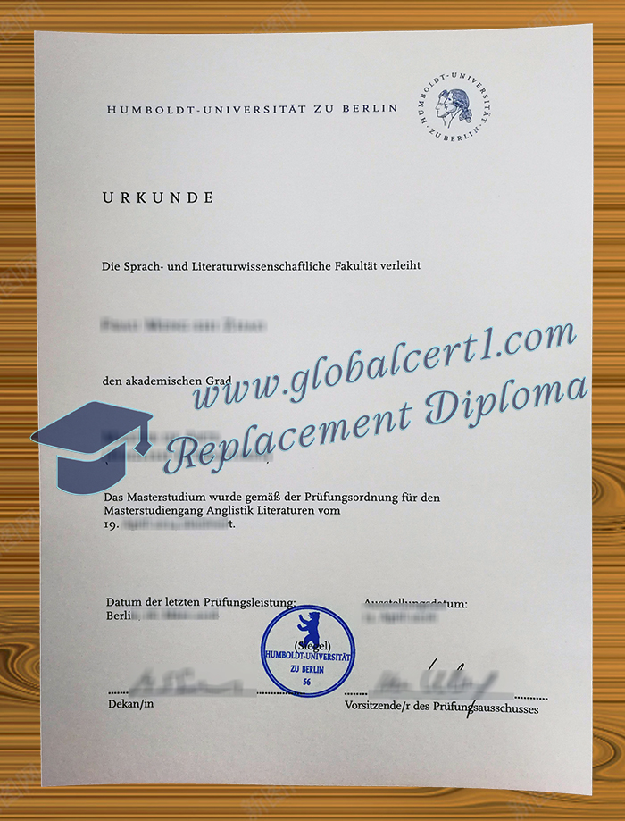 Humboldt-Universität zu Berlin degree