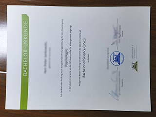IST-Hochschule für Management diploma