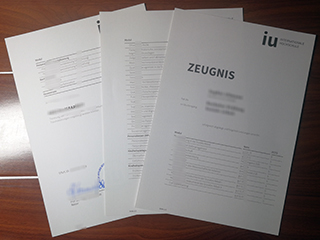IU Internationale Hochschule zeugnis