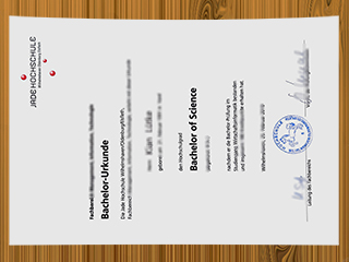 Jade Hochschule diploma