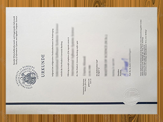 Otto-Friedrich-Universität Bamberg diploma
