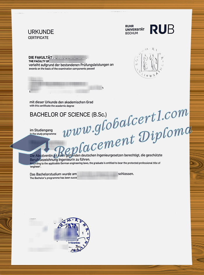 Ruhr-Universität Bochum degree