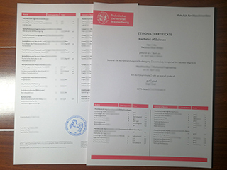 TU Braunschweig zeugnis