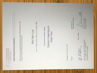 Technische Universität Dresden diploma