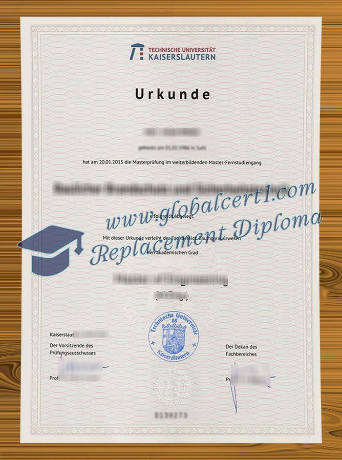 Technische Universität Kaiserslautern degree