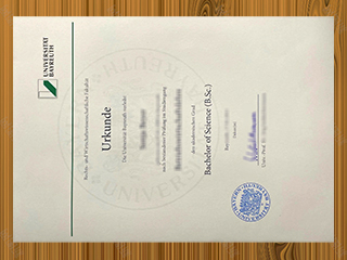 Universität Bayreuth diploma