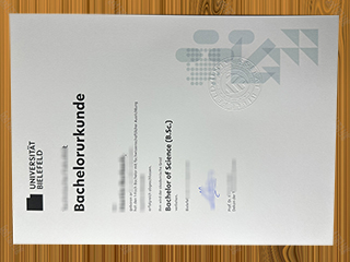 Universität Bielefeld diploma