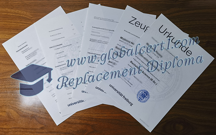Universität Freiburg urkunde und zeugnis