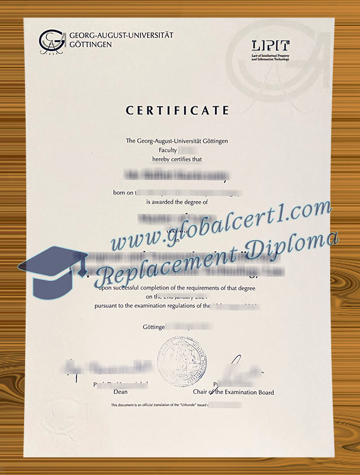 Universität Göttingen degree