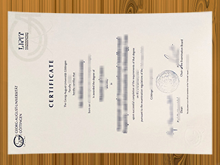 Universität Göttingen diploma
