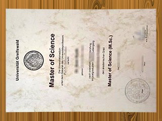 Universität Greifswald diploma