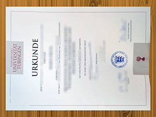 Universität in Tübingen diploma
