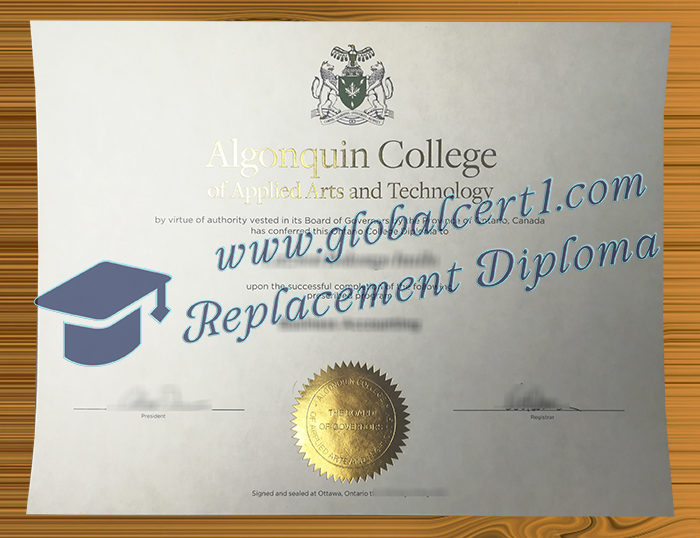 Algonquin College diploma