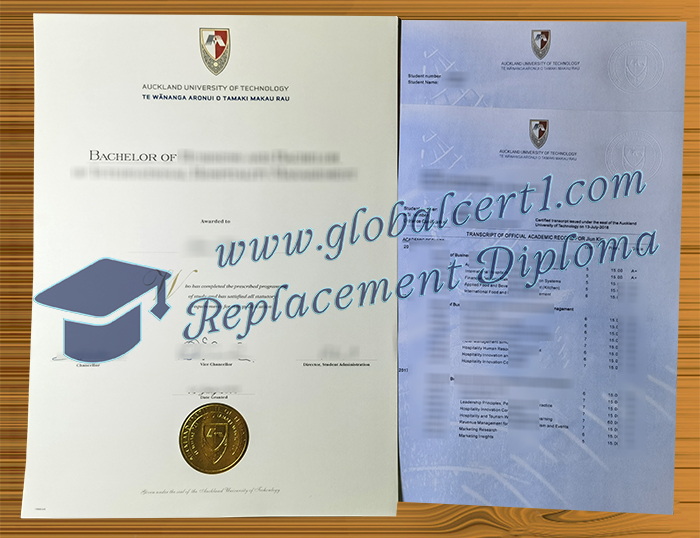 Auckland University of Technology diploma and transcript
