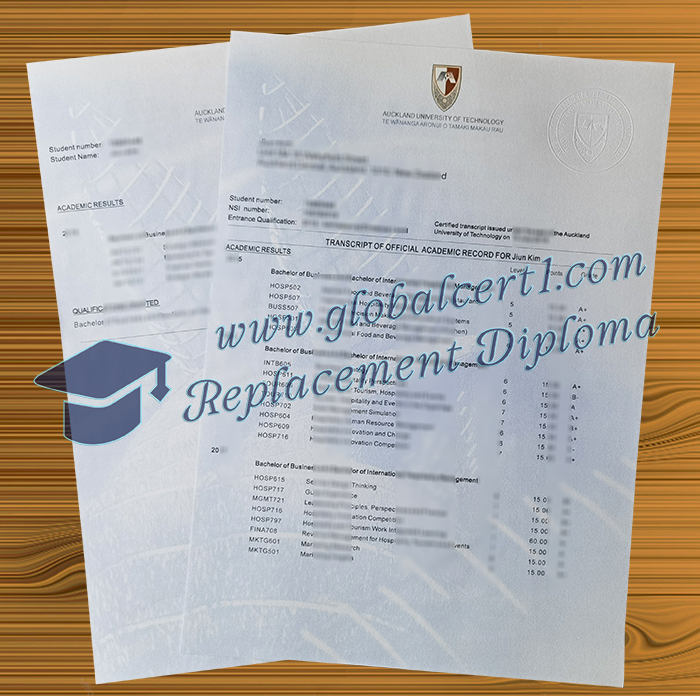 Auckland University of Technology transcript