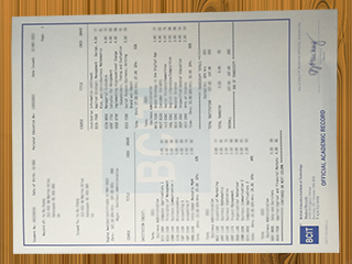British Columbia Institute of Technology transcript