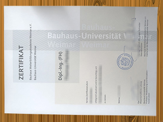 Bauhaus-Universität Weimar zertifikat
