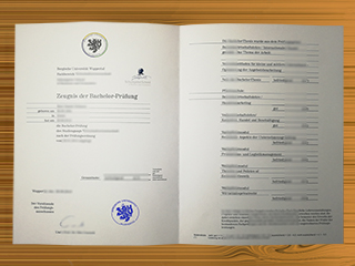 Bergische Universität Wuppertal zeugnis