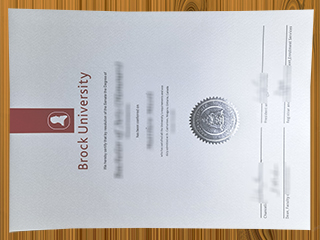 Brock University diploma
