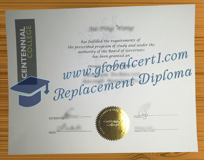 Centennial College diploma