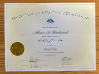 Emily Carr University of Art + Design diploma