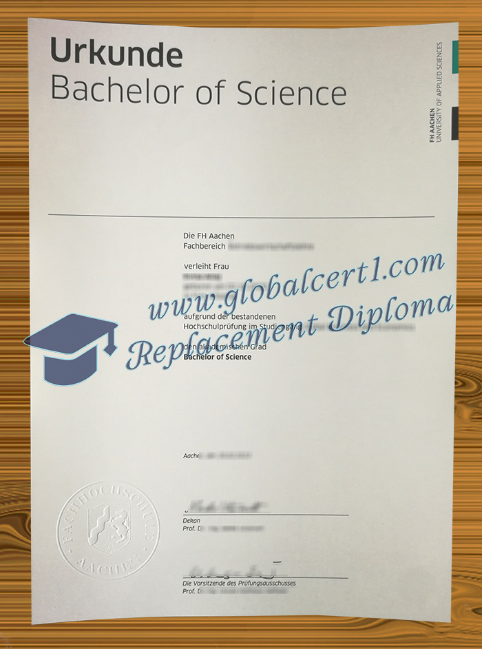 FH Aachen urkunde