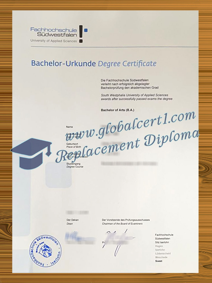 Fachhochschule Südwestfalen degree