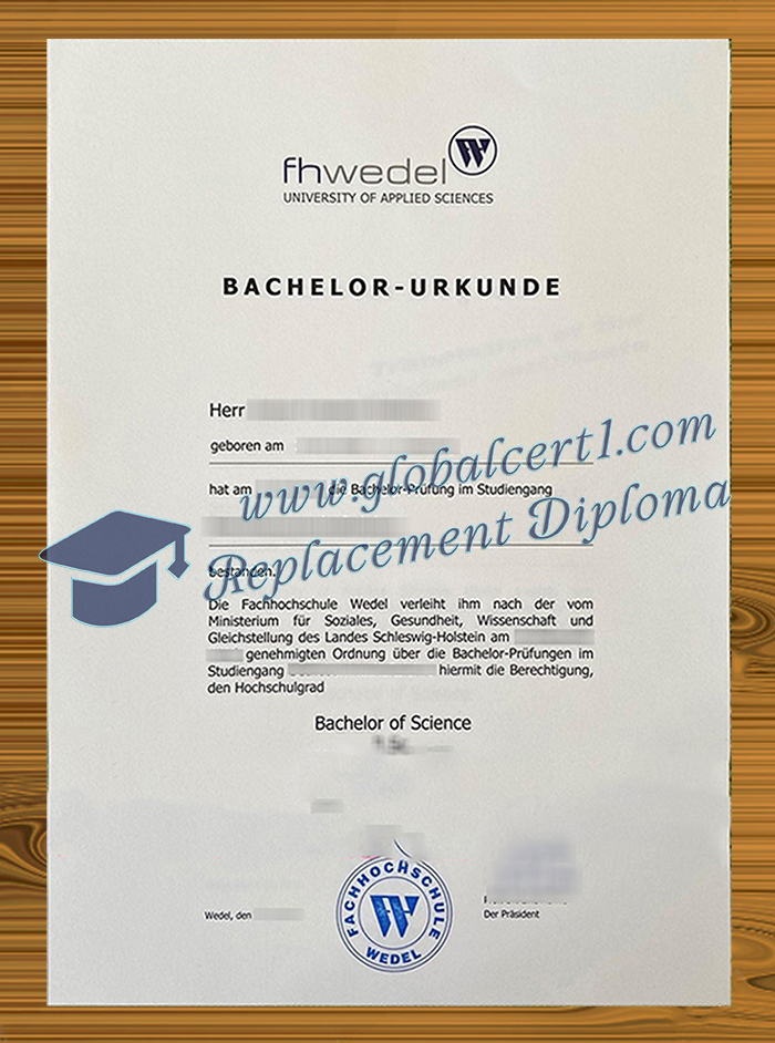 Fachhochschule Wedel urkunde