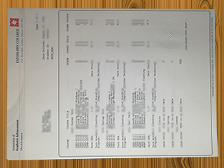 Fanshawe College transcript