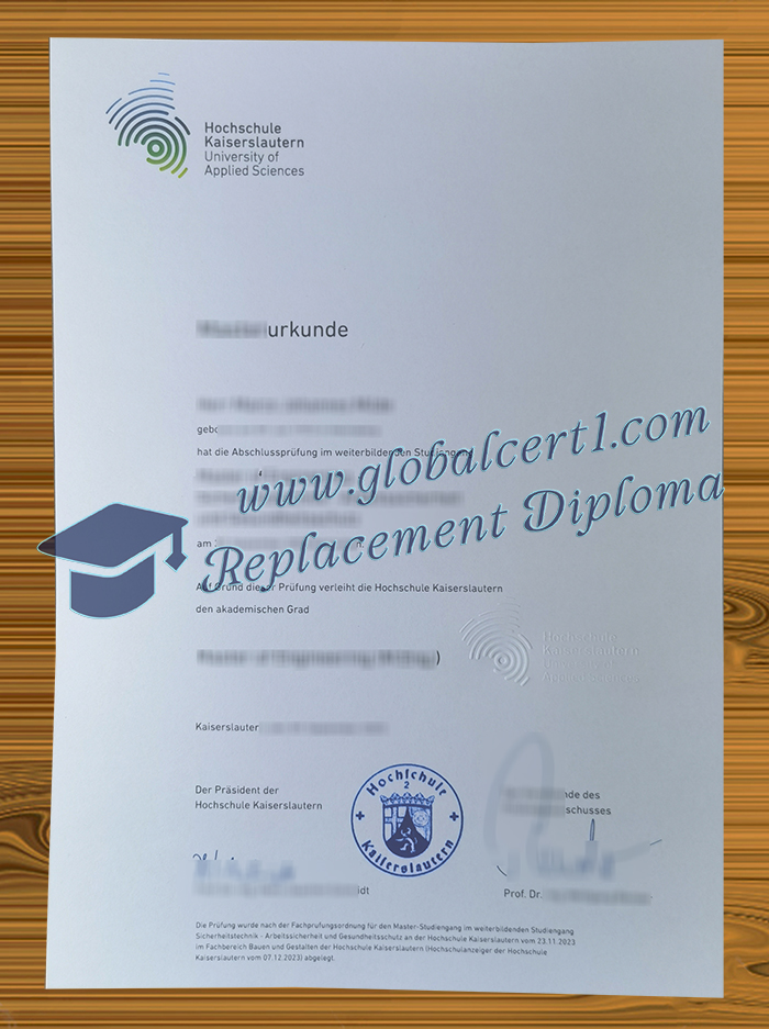 Hochschule Kaiserslautern degree