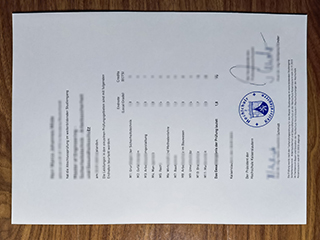 Hochschule Kaiserslautern transcript