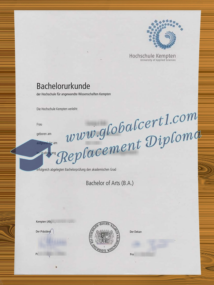 Hochschule Kempten degree