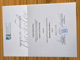 Hochschule Koblenz diploma