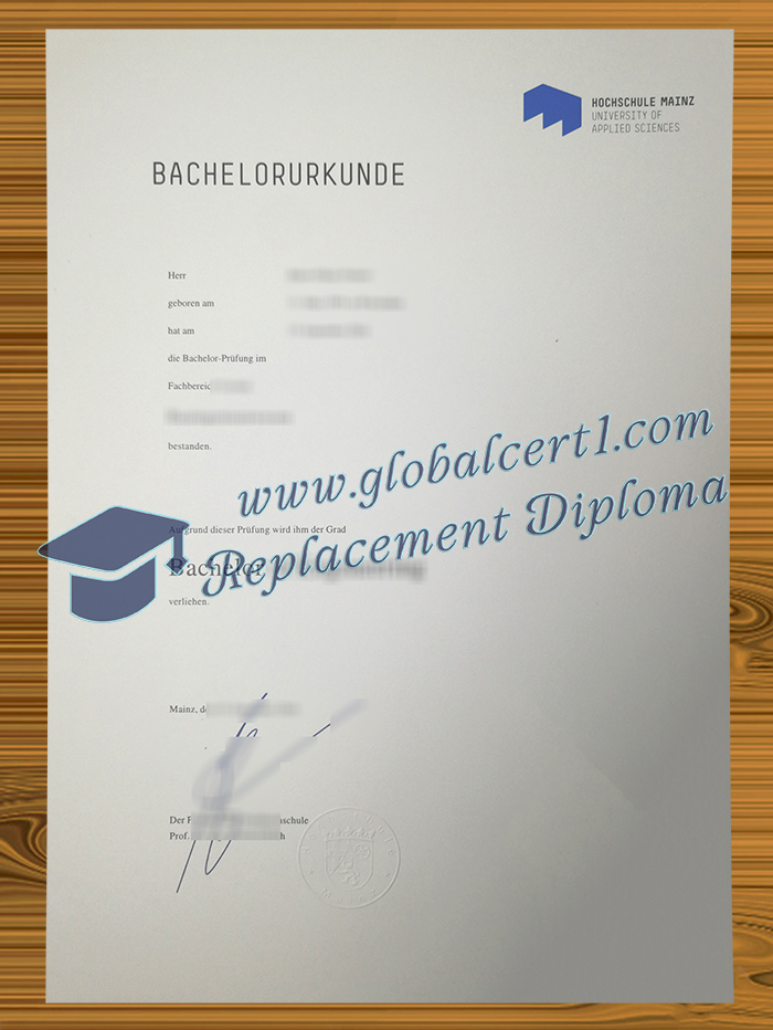 Hochschule Mainz urkunde