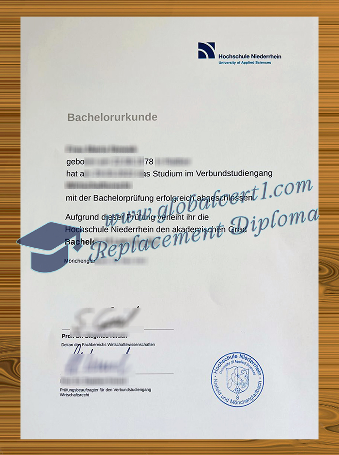 Hochschule Niederrhein degree