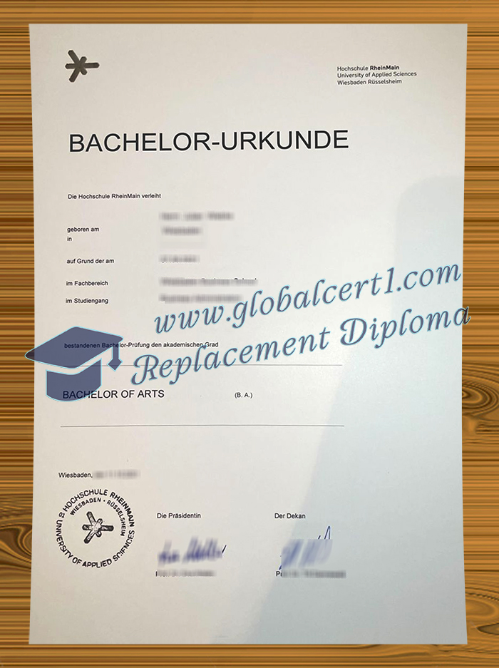 Hochschule Rheinmain degree