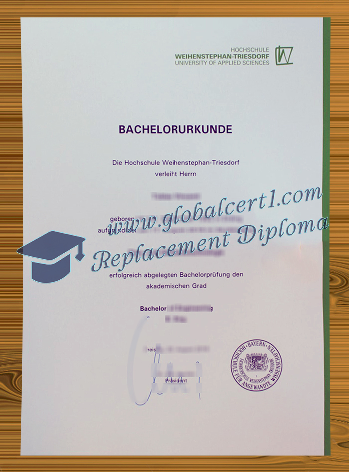 Hochschule Weihenstephan-Triesdorf urkunde