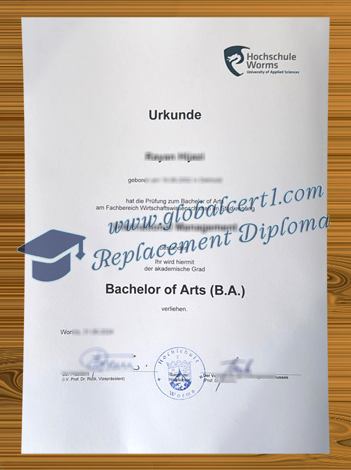 Hochschule Worms degree