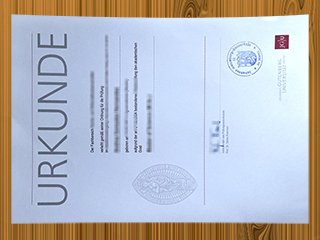 Johannes Gutenberg-Universität Mainz diploma